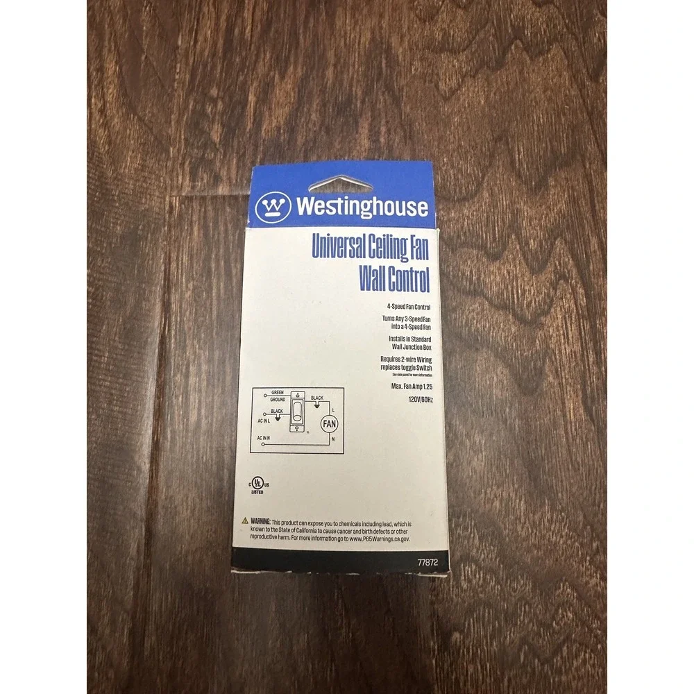 Westinghouse Lighting 7787300 Ceilng Fan and Light Wall Control